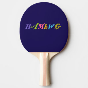 HAMbWG Bright, Graphic Colour Ping Pong Paddle