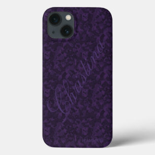 HAMbWG  Cell Phone Case - Deep Purple Camouflage