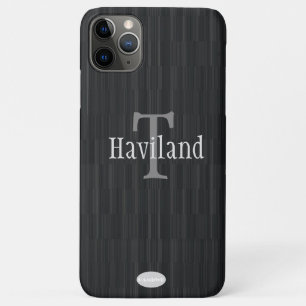HAMbWG Charcoal Grey Gradient Monogram Case-Mate iPhone Case