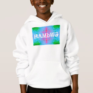 HAMbWG - Children's T Shirt - Blue Green Pink
