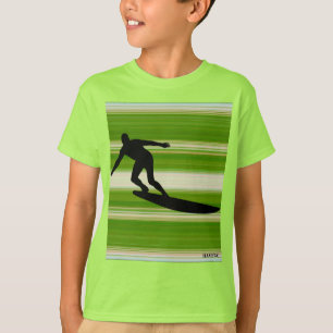 HAMbWG - Children's  T Shirt -  Green Gradients