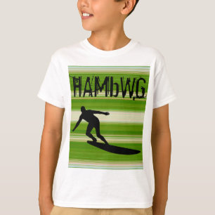 HAMbWG - Children's T Shirt - Green Gradients