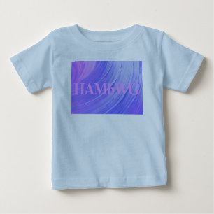 HAMbWG - Children's  T Shirt - Purple Swirl w Logo