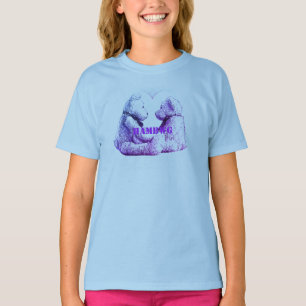 HAMbWG - Children's T Shirt - Teddy Bear Love
