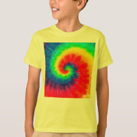 HAMbWG - Children's T Shirt - Tie Dye Primarys