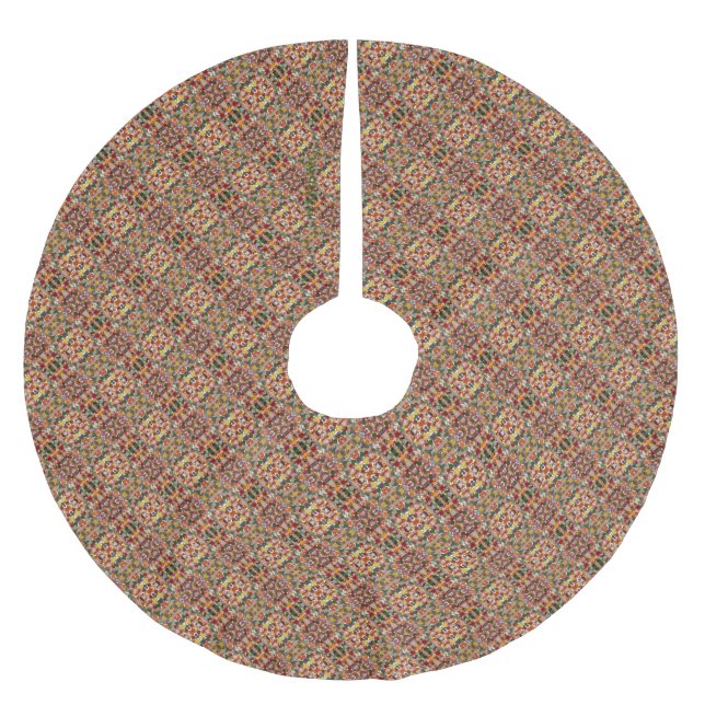 HAMbWG - Christmas Tree Skirt - Candy Pattern 1 (Front)