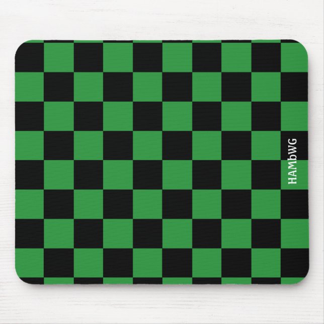 HAMbWG - Computer Mouse -  Chequered Mouse Pad (Front)