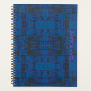 HAMbWG - Daily Planner - Distress look Goth Blue