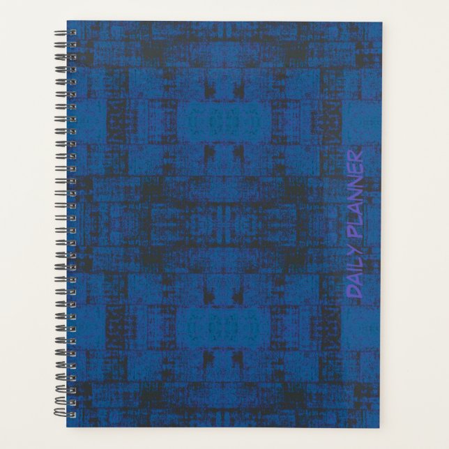 HAMbWG - Daily Planner - Distress look Goth Blue (Front)