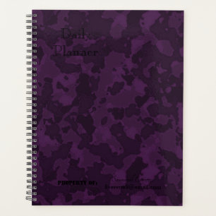 HAMbWG - Daily Planner Purple Camoflage