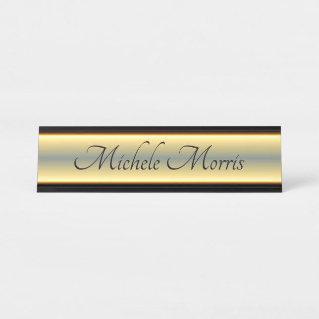 HAMbWG - Desk Name Plate - Spotlight look (Front)