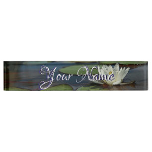 HAMbWG - Desk Name Plate - Water Lily