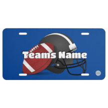 HAMbWG  Football Team License Plate