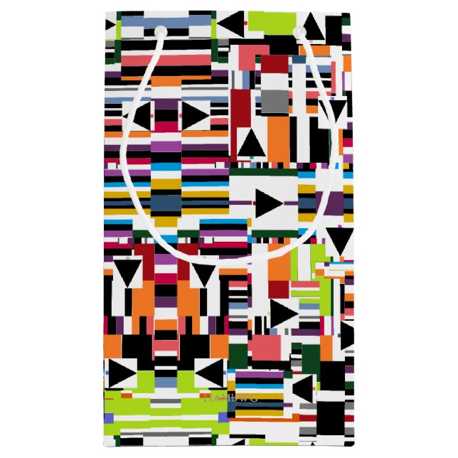 HAMbWG - Gift Bags - Christmas Multi-Colour Paper (Back)
