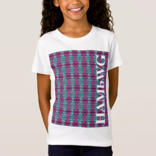 HAMbWG -  Girl's T Shirt  - Purple Teal
