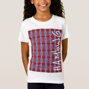 HAMbWG -  Girl's T Shirt  - Red Blue
