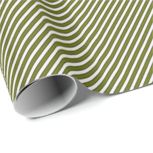 HAMbWG Glossy Wrapping Paper - Ol./Wh/Bl Stripe