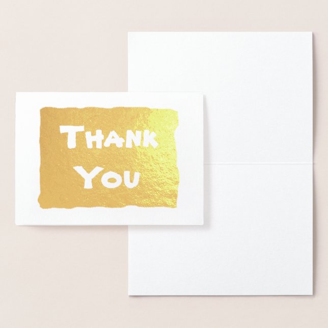 HAMbWG - Gold Foil Card - Any Text - Imprint Look (Display)