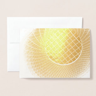 HAMbWG - Gold Foil Card -Blank Card - Architecture