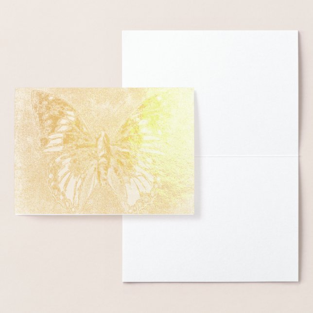 HAMbWG - Gold Foil Card - Butterfly (Display)