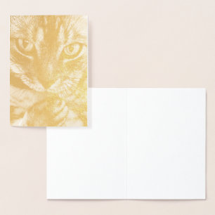 HAMbWG - Gold Foil Card - Cat
