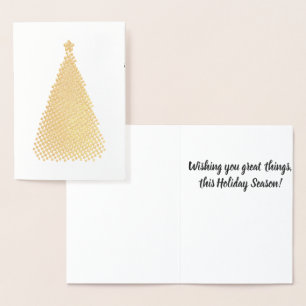 HAMbWG - Gold Foil Card - Dot Tree