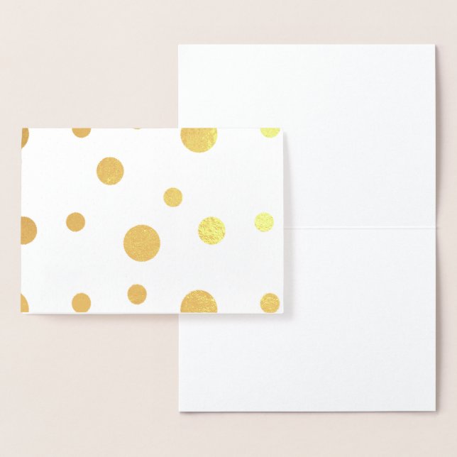 HAMbWG - Gold Foil Card - Polka Dots (Display)