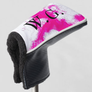 HAMbWG Golf Iron Head Cover -Pink Ink