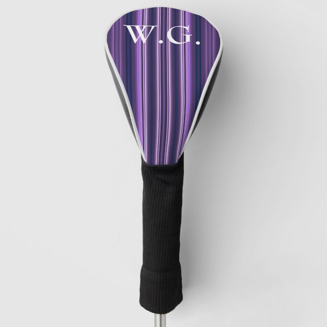 HAMbWG Golf Iron Head Cover - Purple Iolite (Front)