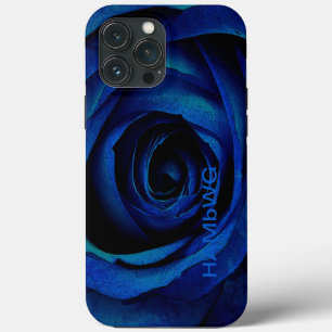 HAMbWG - Gothic Blue Rose iPhone 13 Pro Max Case