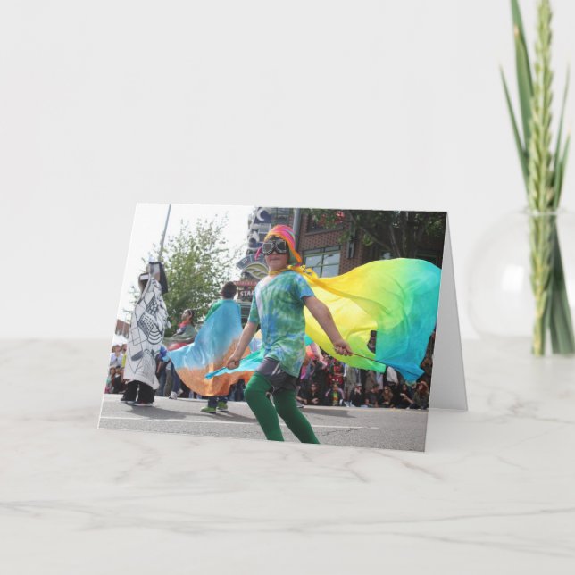 HAMbWG - Greeting Card - Kid in Parade (Front)