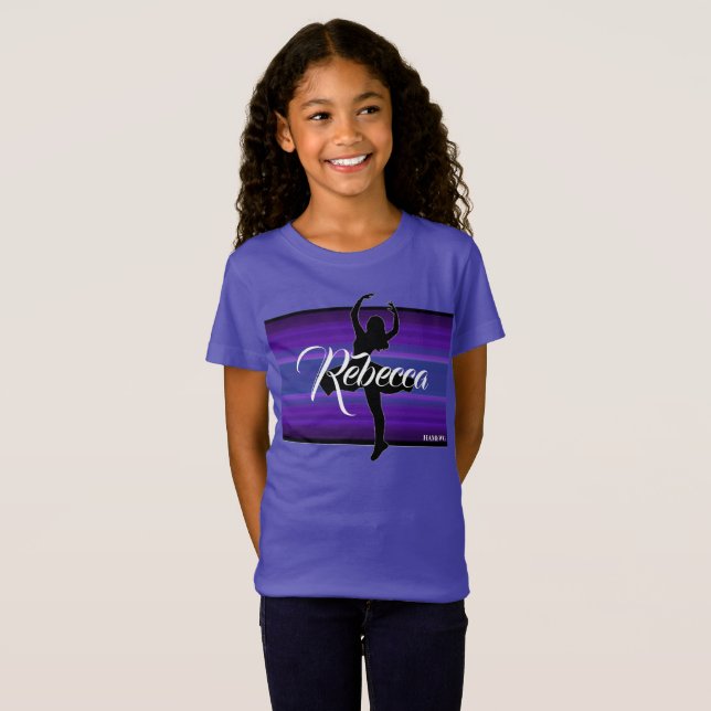 HAMbWG - Long Sleeve T - Purple Ballerina T-Shirt (Front Full)