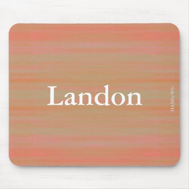HAMbWG - Mouse Pad - Bright Sky Orange Wash (Front)