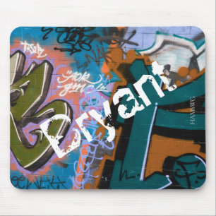 HAMbWG - Mousepad - Teal Green Graphiti