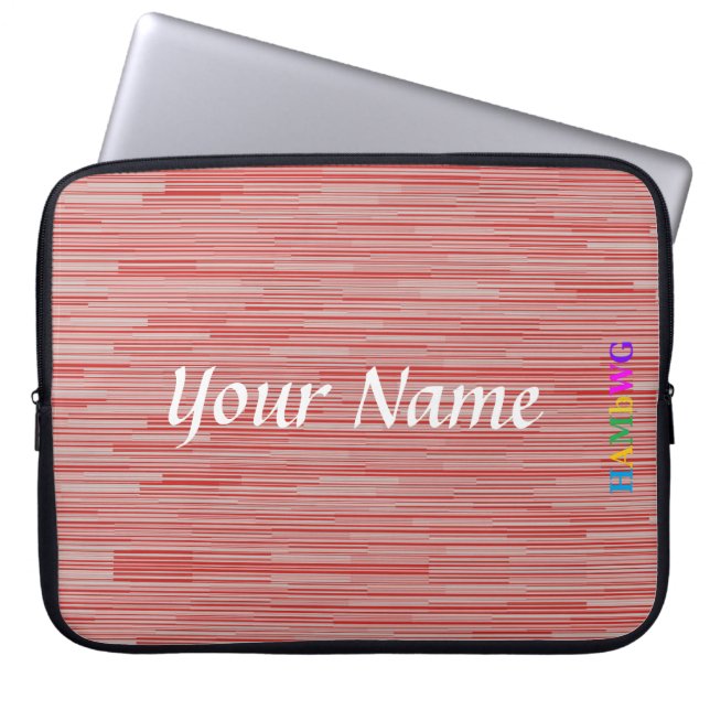 HAMbWG  - Neoprene Laptop Case - Personalise (Front)