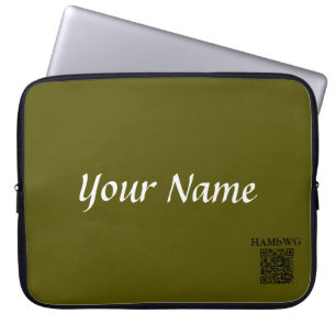 HAMbWG - Neoprene Laptop Case - Violet Personalise