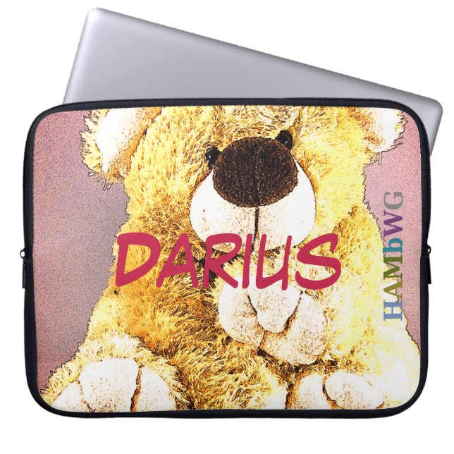 HAMbWG - Neoprene  Sleeve - Teddy Bear (Front)