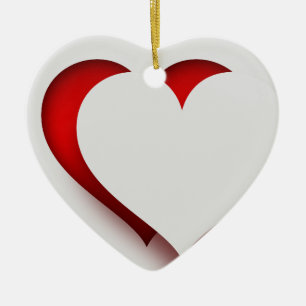 HAMbWG - Ornament - 3 D Heart - Personalizable