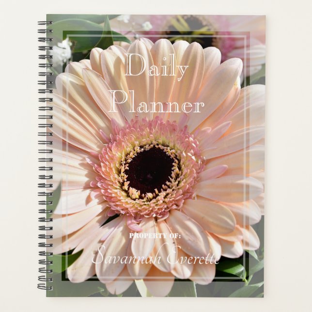 HAMbWG - Photo Daily Planner - Gerber Daisy (Front)