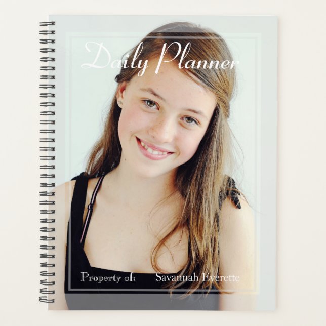 HAMbWG - Photo Daily Planner - Shaded Frame (Front)