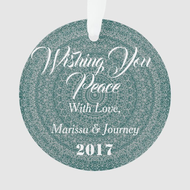 HAMbWG - Photo Mandala Theme Ornament (Front)