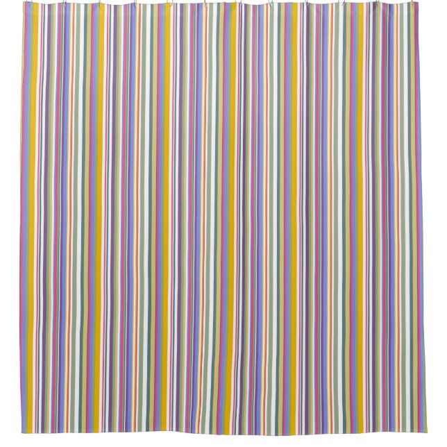HAMbWG - Shower Curtain - Multi Colour Bright Mute (Front)
