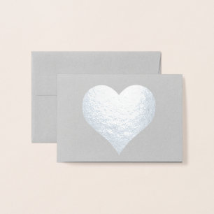 HAMbWG - Silver Foil Card - Heart
