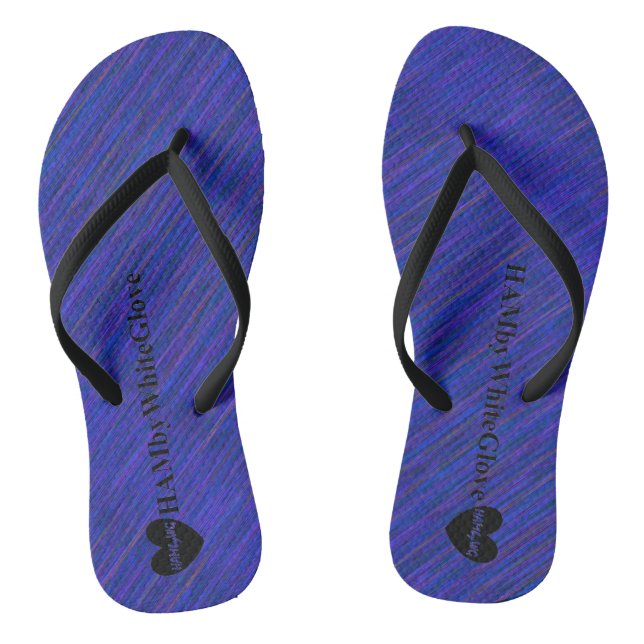 HAMbWG - Slim Strap - Flip-Flop - Royal Blue Mix Jandals (Footbed)