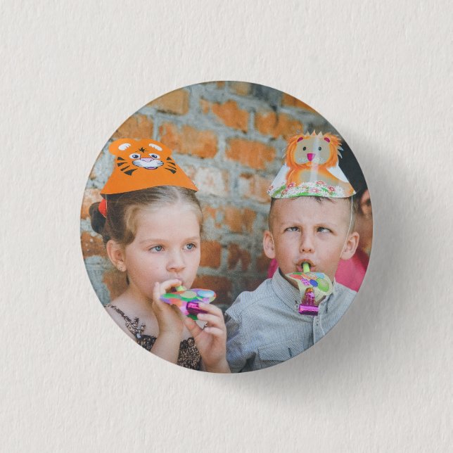 HAMbWG - Square Button - Birthday Party Kid (Front)