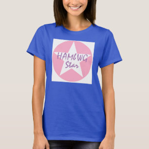 HAMbWG Star Football Jersey T-Shirt - Pink/Lilac