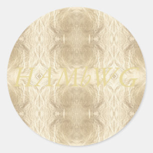 HAMbWG - Stickers - Gold Logo Image