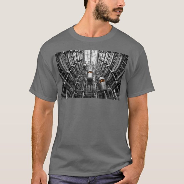 HAMbWG - T-Shirt - Architecture -  Elevators Lg (Front)