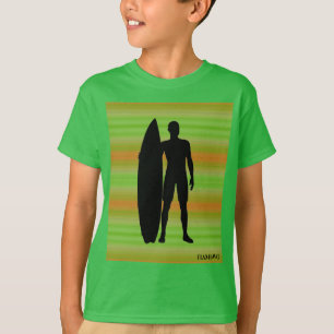 HAMbWG -  T Shirt -  Olive Gradients Surfer