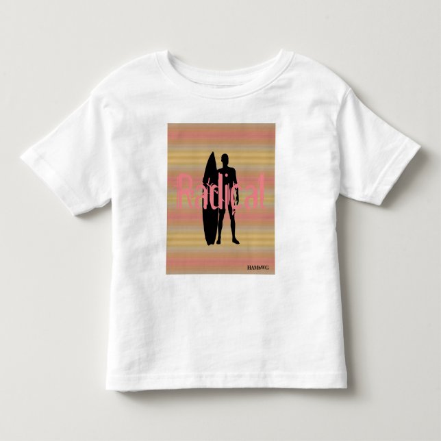 HAMbWG -  T Shirt -  Pale Gradients Surfer (Front)